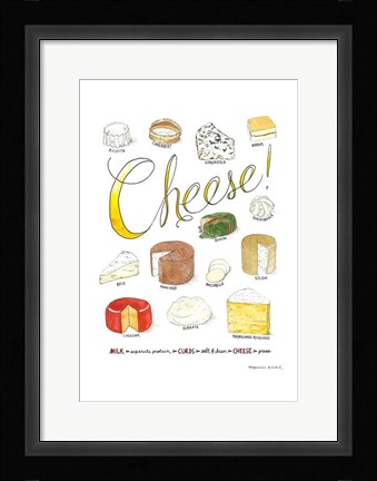 Framed Cheese Print