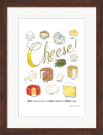 Framed Cheese Print