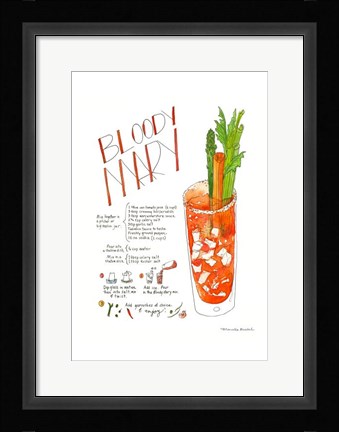Framed Bloody Mary Print