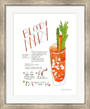 Framed Bloody Mary Print