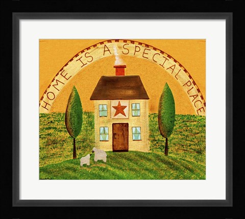 Framed Home Is A Special Place Print