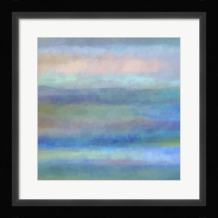 Framed Lake View Landscape Print