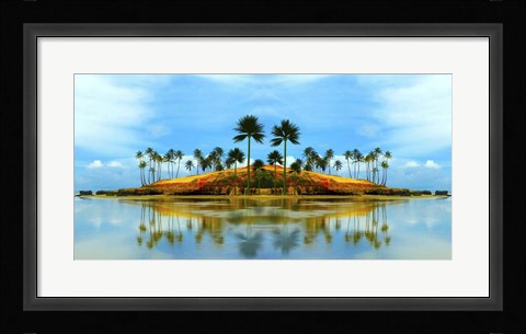 Framed Palm Retreat Print