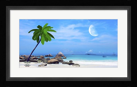 Framed Beach Side Print