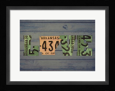 Framed AR State Love 2 Print