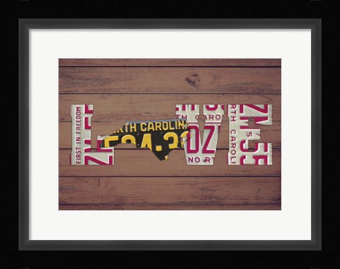 Framed NC State Love Print