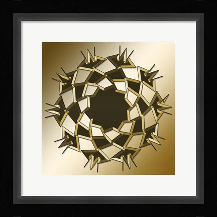 Framed Gold Coffee 10 Print
