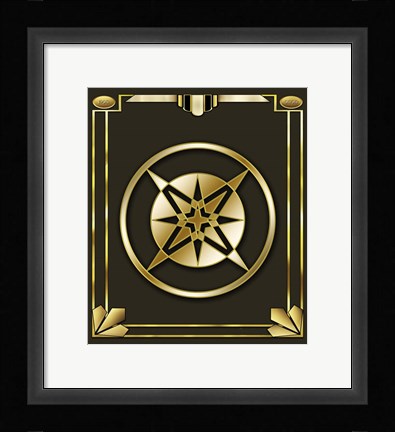 Framed Mocha 5 Print