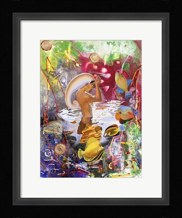 Framed Aquarius Coming Print