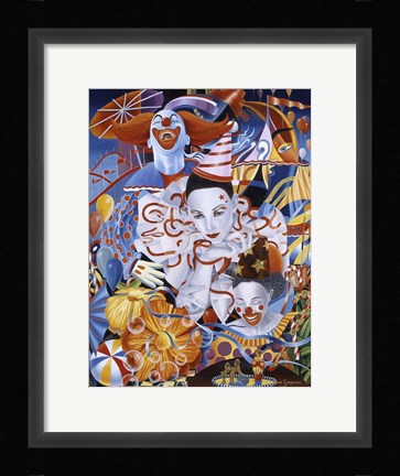 Framed Be A Clown Print