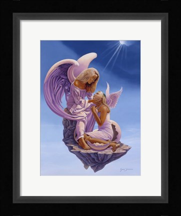 Framed Birth Of An Angel Print