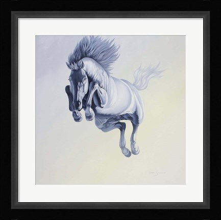 Framed Go Ahead And Jump Print