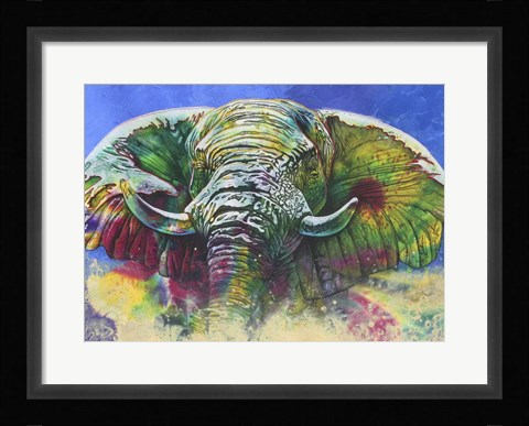 Framed Green Dust Print