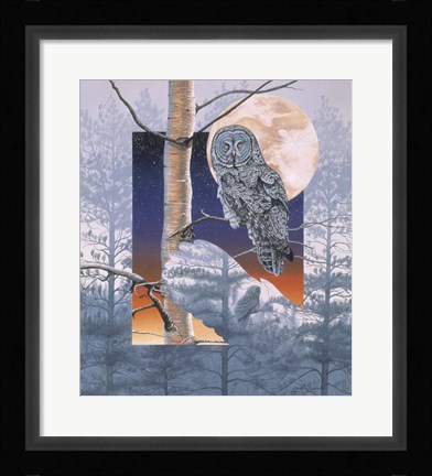 Framed Grey Mists Print