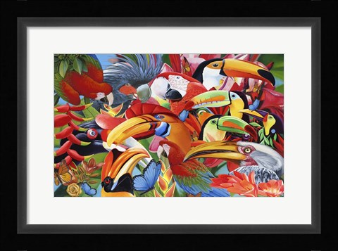 Framed Heads Up 3 Print