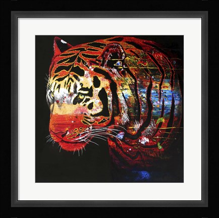 Framed In The Forest Of The Night Print