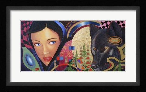 Framed In The Forest Print