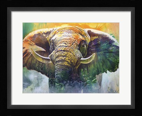 Framed Ivory Mists Print