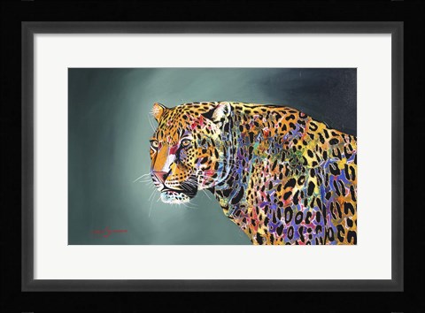 Framed Morning Of The Jaguar Print