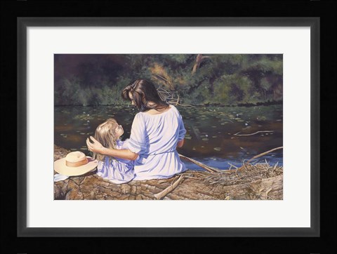 Framed My Mothers Memories Print