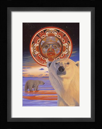 Framed Polar Legends Print