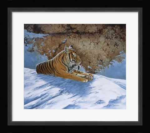 Framed Snow Break Print