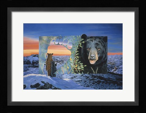 Framed Sunset Watch Print