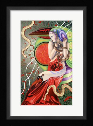Framed Temptation Of Eve 2 Print