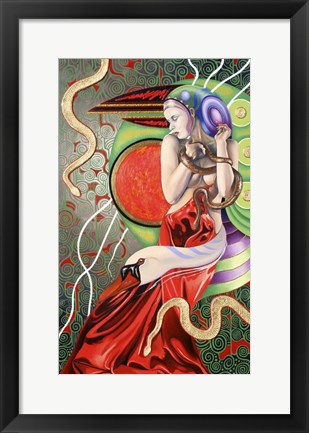Framed Temptation Of Eve 2 Print