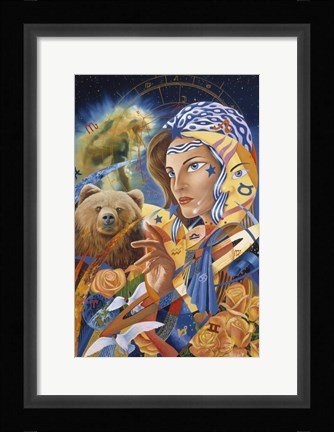 Framed Astrologer Print