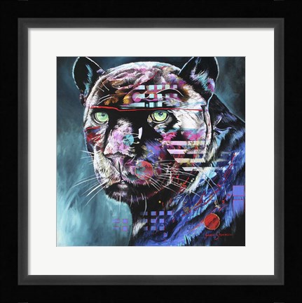 Framed Black Night Print