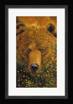 Framed Theres A Bear In There Print