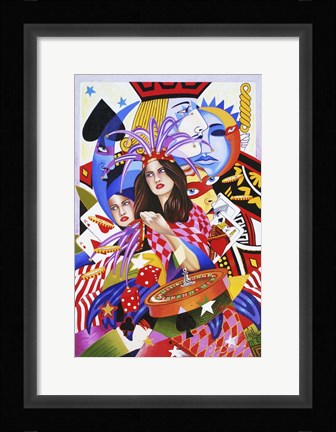 Framed Viva Las Vegas 2 Print