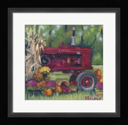 Framed Farmall Fall Print