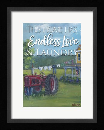Framed Laundry Print