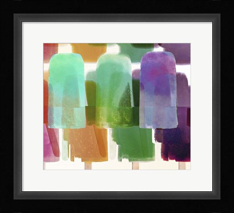 Framed Popsicles II Print