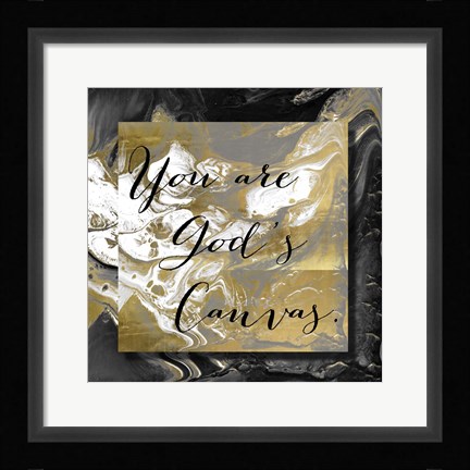 Framed Gods Canvas I Print
