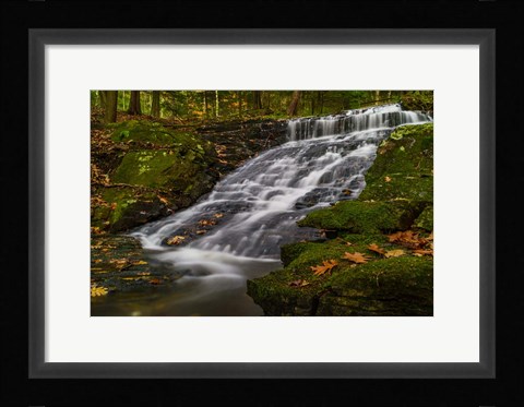 Framed Abbey Pond Cascades Print