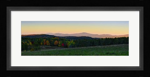 Framed Autumn In The Hills Print