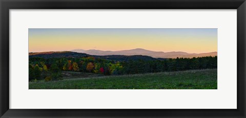 Framed Autumn In The Hills Print