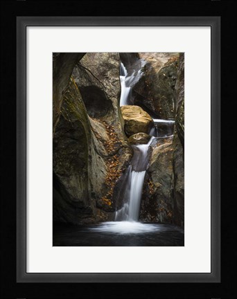 Framed Autumn Waterfall Print