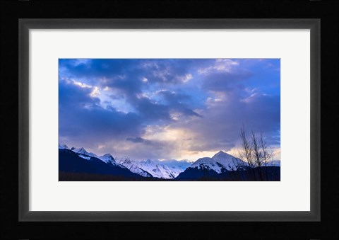 Framed Cloudy Evening Print