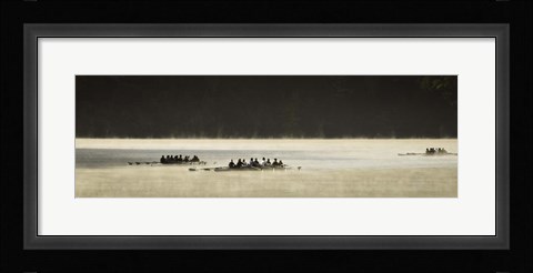 Framed Dartmouth Women Rowing Print