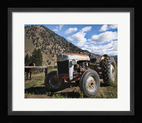 Framed Ford Tractor Print