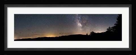 Framed Galaxy On The Horizon Print