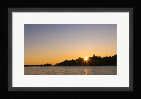 Framed Good Night River Print