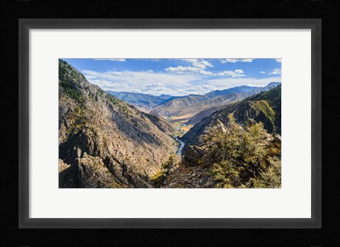 Framed Idaho River Valley Print