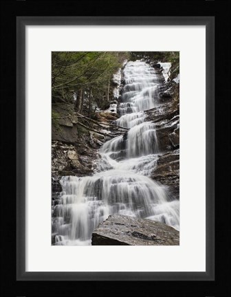 Framed Lye Brook Falls Print