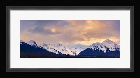 Framed Mountain Light Print