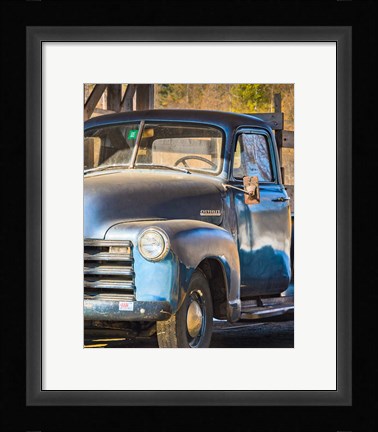 Framed Old Chevy Print